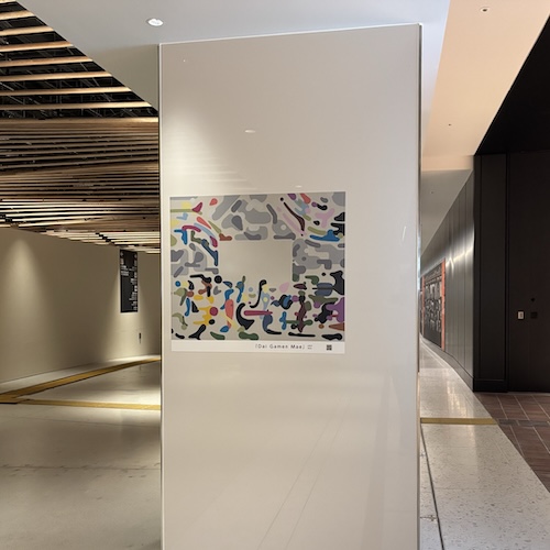 因幡町通り地下通路におけるウォールアート：西日本鉄道株式会社 × おれちょ本多 / 佐野直 / 花田智浩 / yakkii / 山室淳平